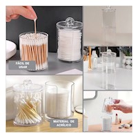 Porta Accesorios Doble Transparente para Tocador Y+Post It